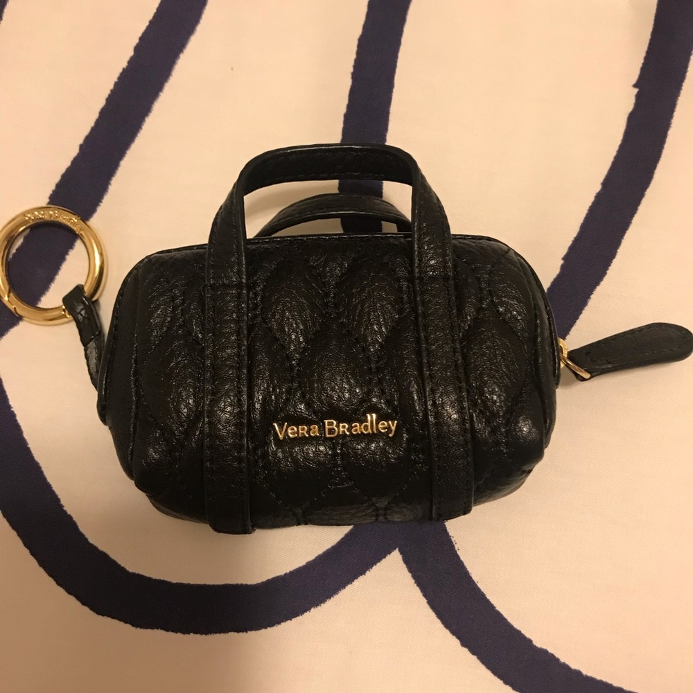 Vera Bradley duffle bag keychain